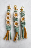 Macramé Daisy Chain Keyring