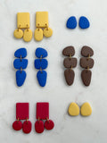 Colourblock Statement Earrings