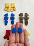 Colourblock Statement Earrings