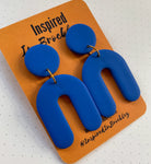 Blue Arch Earrings  | Made-to-order