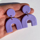 Colour Block Arches | Made-to-order | Polymer Clay Earrings