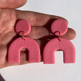 Colour Block Arches | Made-to-order | Polymer Clay Earrings