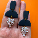 Moon Glitz in 3 ways | Polymer Clay Earrings