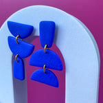 Colour Block Mismatch Shapes | Made-to-order | Polymer Clay Earrings