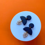 Moon Glitz in 3 ways | Polymer Clay Earrings